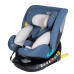 Scaun Auto Saphir DELUXE BUF BOOF iSIZE Blue cu Isofix pozitie somn 165 grade rotativ 360 grade 40-150 cm