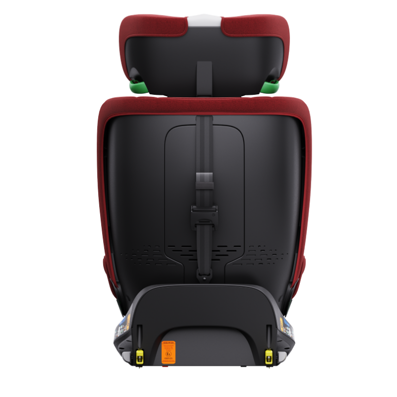 Scaun Auto B-Joy DELUXE BUF BOOF iSIZE Red cu Isofix pozitie somn 155 grade rotativ 360 grade 40-150 cm