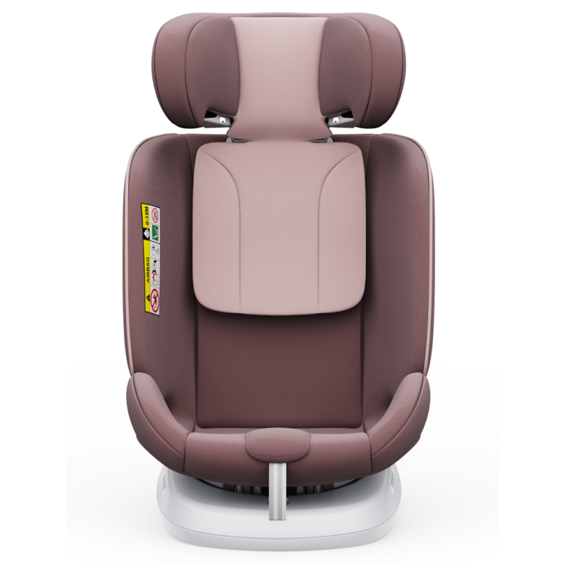 BUF BOOF® Scaun Auto P100 i-Size R129 Rotativ 360° ISOFIX 40–150 cm (0–36 kg) LightPurple