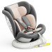 Scaun Auto TWT Plus DELUXE BUF BOOF iSIZE Pink cu Isofix rotativ 360 grade 40-150 cm