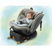 BUF BOOF® B-Joy DELUXE i-Size 40–150 cm Scaun Auto Copii, ISOFIX, Rotativ 360°, Reclinare 155°, Poziție Somn, LightGreyCAT