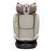 BUF BOOF® B-Joy DELUXE i-Size 40–150 cm Scaun Auto Copii, ISOFIX, Rotativ 360°, Reclinare 155°, Poziție Somn, BrownDOG