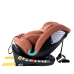 Scaun Auto Saphir DELUXE BUF BOOF iSIZE Coffee cu Isofix pozitie somn 165 grade rotativ 360 grade 40-150 cm