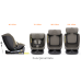 Scaun Auto B-Joy DELUXE BUF BOOF iSIZE LightBrown cu Isofix pozitie somn 155 grade rotativ 360 grade 40-150 cm