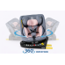 Scaun Auto Saphir DELUXE BUF BOOF iSIZE Pink cu Isofix pozitie somn 165 grade rotativ 360 grade 40-150 cm
