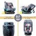 Scaun Auto Saphir DELUXE BUF BOOF iSIZE Pink cu Isofix pozitie somn 165 grade rotativ 360 grade 40-150 cm