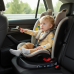 BUF BOOF® B-Joy DELUXE i-Size 40–150 cm Scaun Auto Copii, ISOFIX, Rotativ 360°, Reclinare 155°, Poziție Somn, BrownDOG