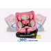 Scaun Auto Saphir DELUXE BUF BOOF iSIZE UnicornPink cu Isofix pozitie somn 165 grade rotativ 360 grade 40-150 cm