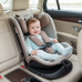 BUF BOOF® B-Joy DELUXE i-Size 40–150 cm Scaun Auto Copii, ISOFIX, Rotativ 360°, Reclinare 155°, Poziție Somn, BrownDOG