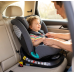 Scaun Auto Saphir DELUXE BUF BOOF iSIZE Grey cu Isofix pozitie somn 165 grade rotativ 360 grade 40-150 cm