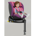 Scaun auto N17 Fix iSize BUF BOOF® ISOFIX Rotativ 360 Picior Fixare Pozitie Somn 165 grade 40-150 cm UnicornPink