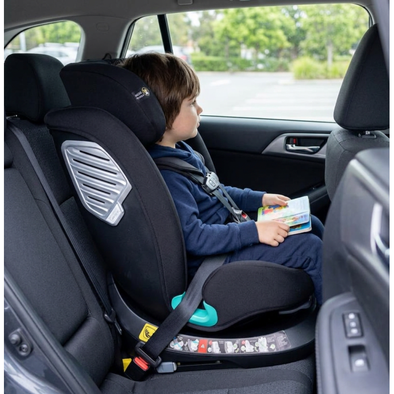 Scaun auto rotativ 360° BUF BOOF® Saphir DELUXE i-Size ISOFIX, poziție somn 165°, R129, 40–150 cm (0–36 kg)