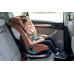Scaun Auto Saphir DELUXE BUF BOOF iSIZE Coffee cu Isofix pozitie somn 165 grade rotativ 360 grade 40-150 cm