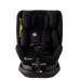 Scaun auto Platinum Deluxe i-Size Buf Boof cu isofix rotativ 360 grade Top Tether SIPS 40-150 cm 0-36 kg BlackJeans