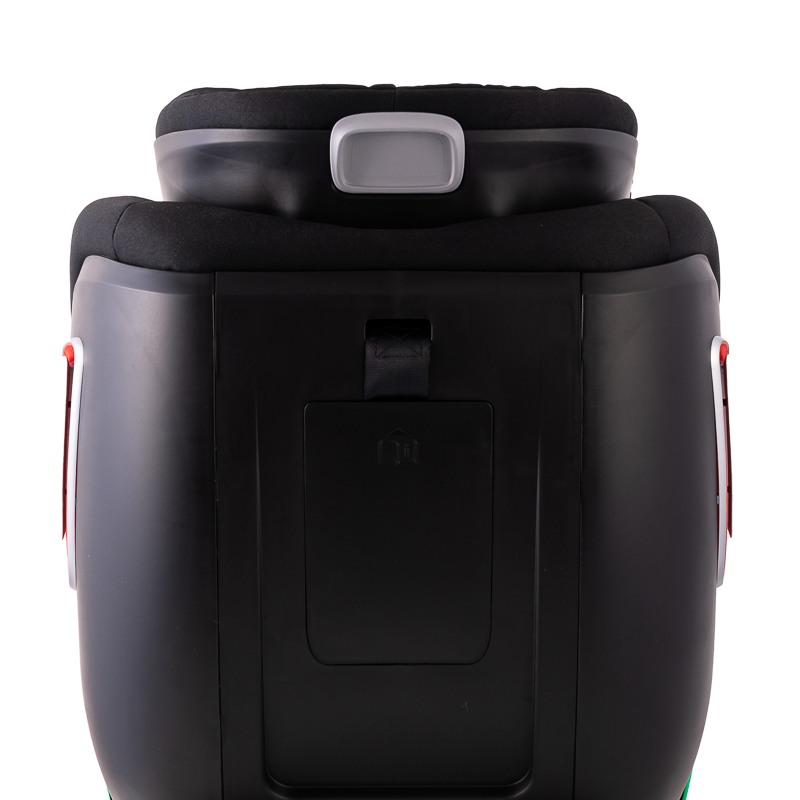 Scaun auto Platinum Deluxe i-Size Buf Boof cu isofix rotativ 360 grade Top Tether SIPS 40-150 cm 0-36 kg BlackJeans