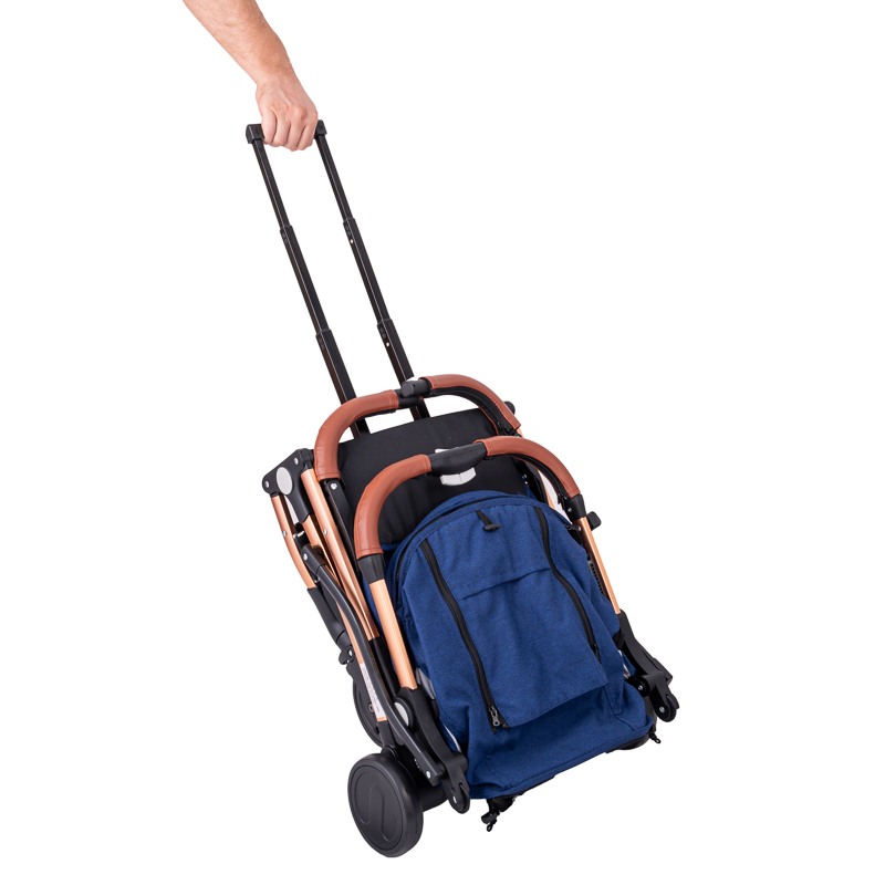 Carucior sport usor S-16 BUF BOOF Dark Blue 0- 36 luni 180 grade inclinare deplasabil ca troler in varianta pliata