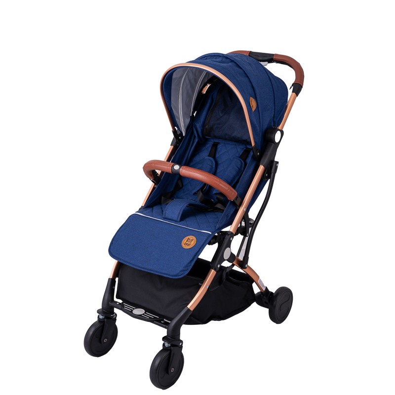 Carucior sport usor S-16 BUF BOOF Dark Blue 0- 36 luni 180 grade inclinare deplasabil ca troler in varianta pliata