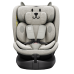 BUF BOOF® B-Joy DELUXE i-Size 40–150 cm Scaun Auto Copii, ISOFIX, Rotativ 360°, Reclinare 155°, Poziție Somn, LightGreyCAT
