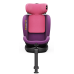 Scaun auto N17 Fix iSize BUF BOOF® ISOFIX Rotativ 360 Picior Fixare Pozitie Somn 165 grade 40-150 cm UnicornPink