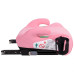 Inaltator auto cu Isofix BUF BOOF iSize Hero, omologat R129, 125-150 cm sau 22-36 kg, Roz