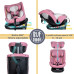 Scaun Auto Saphir DELUXE BUF BOOF iSIZE Purple cu Isofix pozitie somn 165 grade rotativ 360 grade 40-150 cm