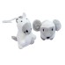 Leagan Electric Inteligent Portabil W5 BUF BOOF, Multifunctional, Conexiune Bluetooth, 5 Module miscare, Telecomanda, Functie EasyTouch, gri