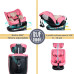 Scaun Auto Saphir DELUXE BUF BOOF iSIZE UnicornPink cu Isofix pozitie somn 165 grade rotativ 360 grade 40-150 cm