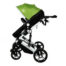 Carucior 2 in 1 reversibil X2 Green 0 36 luni BUF BOOF