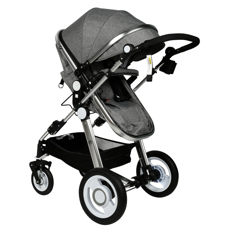 Carucior 2 in 1 reversibil S-18 BUF BOOF Grey 0 36 luni
