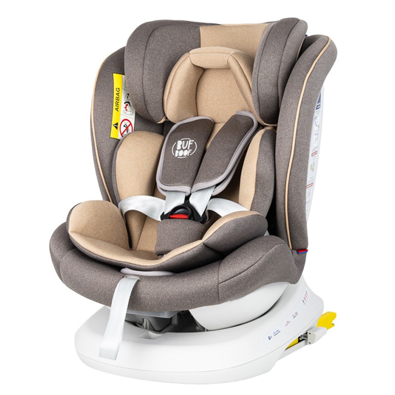 Scaun Auto Tweety Plus DELUXE BUF BOOF LightBrown cu Isofix rotativ 360 grade 0 36 kg