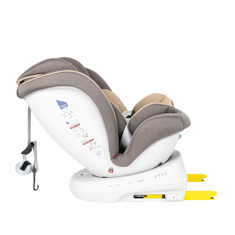 Scaun Auto Tweety Plus DELUXE BUF BOOF LightBrown cu Isofix rotativ 360 grade 0 36 kg