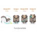 Scaun Auto Tweety Plus DELUXE BUF BOOF LightBrown cu Isofix rotativ 360 grade 0 36 kg