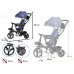 Tricicleta multifunctionala FIX LITE Navy Blue sezut rotativ 360 Tricicleta multifunctionala FIX LITE Navy Blue sezut rotativ 360