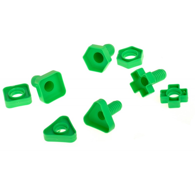 SET DE CONSTRUIT CU SURUBURI EDUCATIVE MONTESSORI 30 ELEMENTE Beilaluna