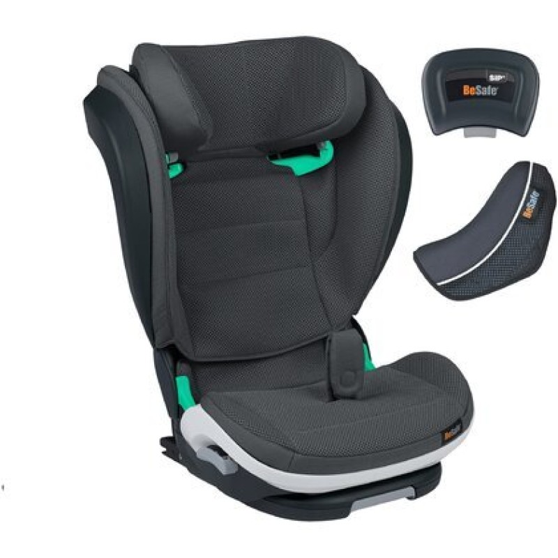 Scaun auto copii BeSafe iZi Flex Fix i Size Anthracite Mesh