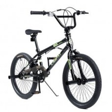 Bicicleta BMX Roti 20 Inch Frane CBrake Carpat Jumper C2017A Cadru Negru cu Design Verde