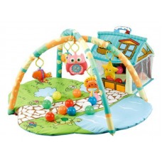 Covoras de joaca Cangaroo Happy Farm Green Covoras de joaca Cangaroo Happy Farm Green