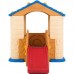 Casuta copii 2 in 1 deluxe cu tobogan Edu Play Casuta copii 2 in 1 deluxe cu tobogan Edu Play