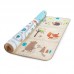 Covoras de joaca Reversibil Impermeabil Din spuma Fara BPA 180 x 180 x 1 cm 0 luni Multicolor Feedo