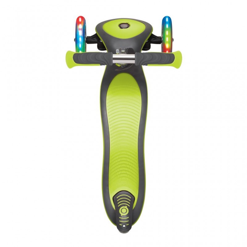 Trotineta pliabila Globber Elite Deluxe Lights Verde