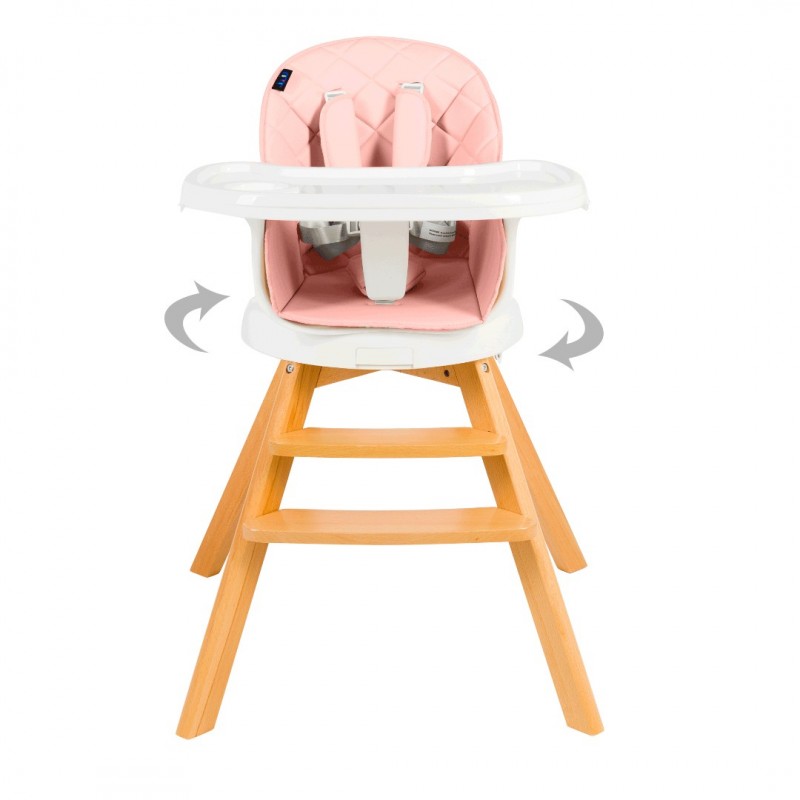 Scaun de masa 3 in 1 Juju Eat Twist Roz