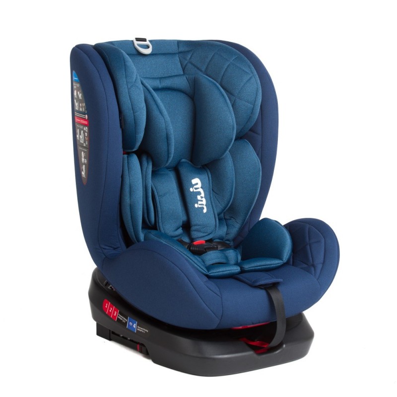 Scaun auto cu isofix Juju 0 36 kg Total rotativ 360 Albastru