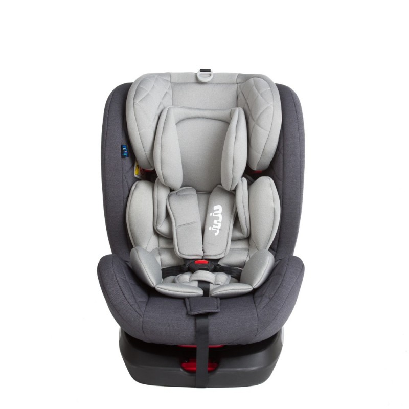 Scaun auto cu isofix Juju 0 36 kg Total rotativ 360 Gri