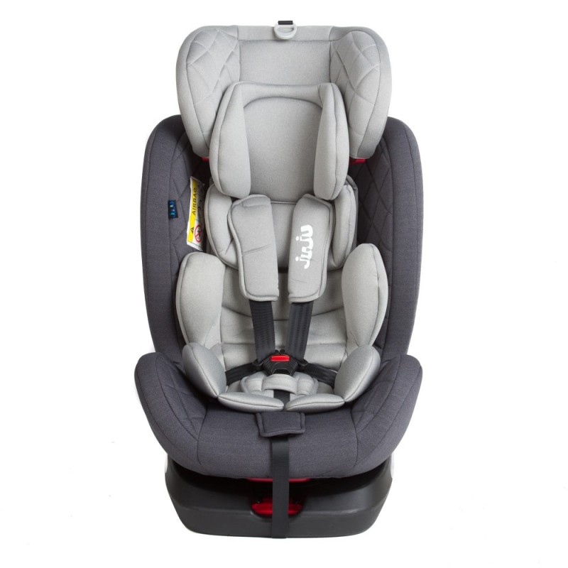 Scaun auto cu isofix Juju 0 36 kg Total rotativ 360 Gri