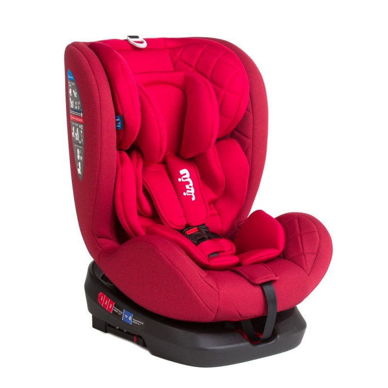 Scaun auto cu isofix Juju 0 36 kg Total rotativ 360 Rosu