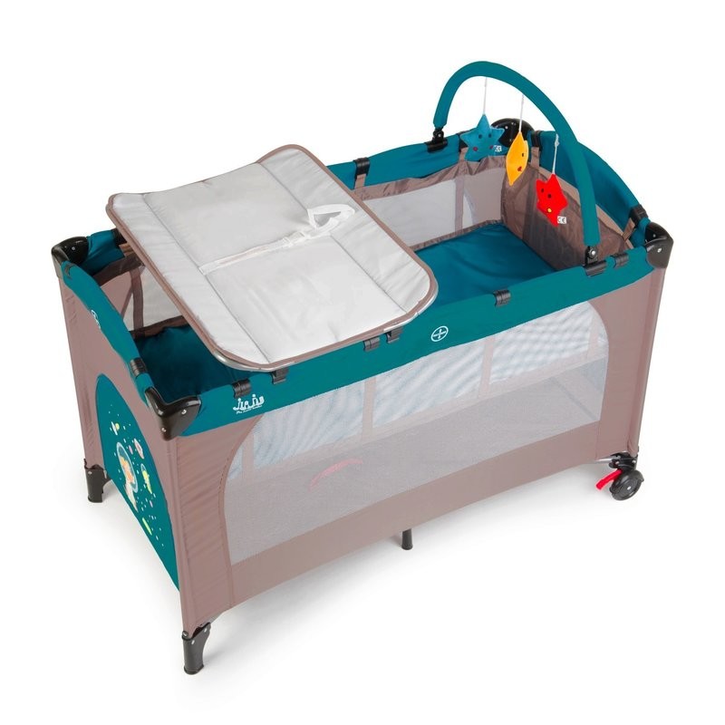 Patut pliant 2 niveluri Sleepy Baby Space Doggy