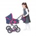 Carucior 2 in 1 pentru papusi Ruby Star Blue Knorrtoys