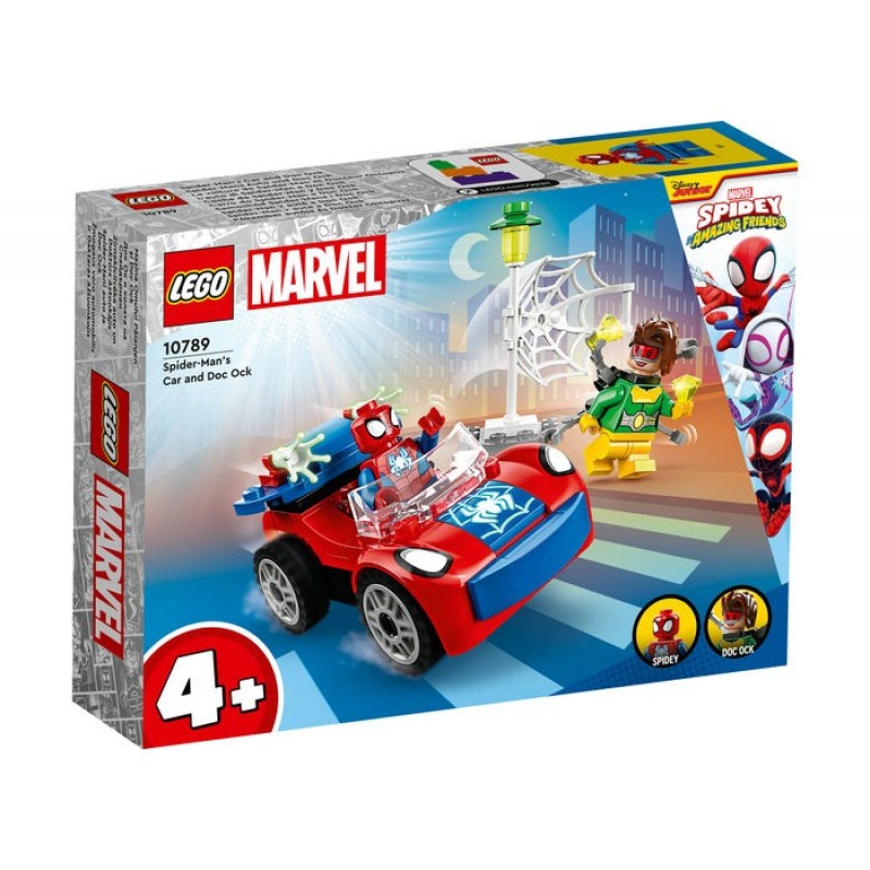 MASINA LUI SPIDER MAN SI DOC OCK LEGO Marvel Super Heroes 10789