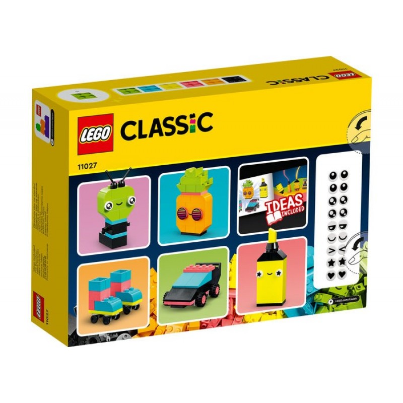 Distractie creativa in culori Neon LEGO Classic 11027