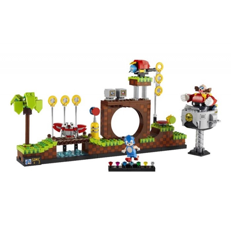 ARICIUL SONIC ZONA GREEN HILLS LEGO Ideas 21331